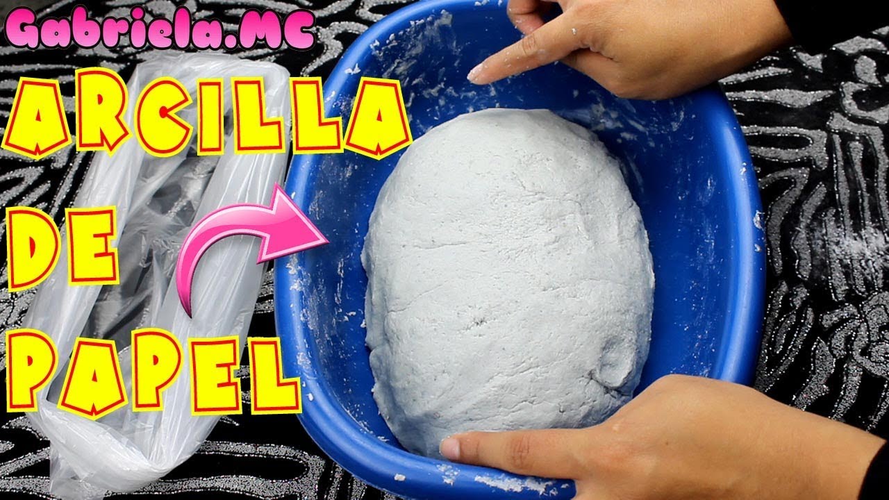 masa de arcilla de papel :  hecho con material reciclado. | GABRIELA.MC