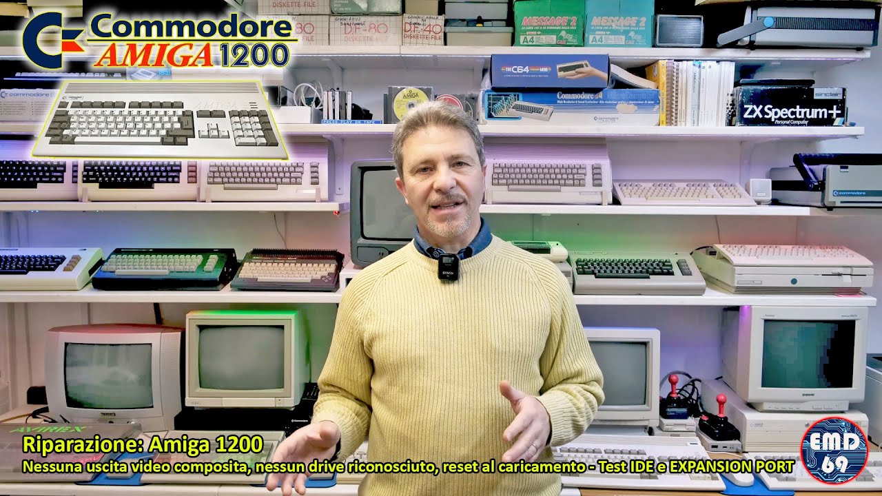 Salviamo un Amiga 1200: Recap completo, Fix Uscita Composita e Test Porte