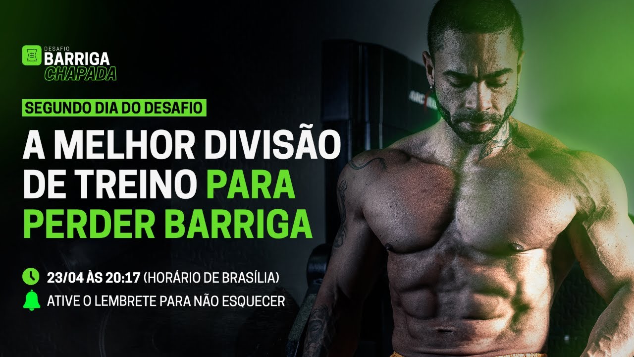 MELHOR DIVISÃO DE TREINO PARA PERDER BARRIGA