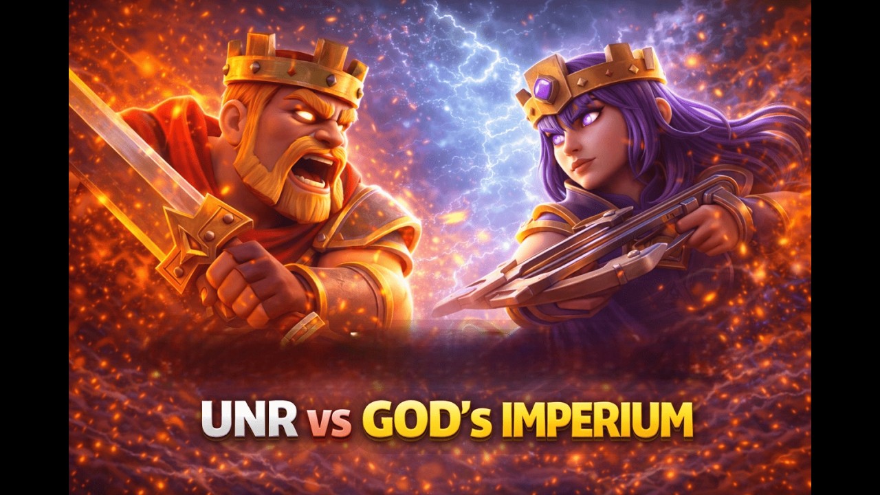 Clash of Clans: GUERRA UNR vs GOD’s IMPERIUM | Guerra de los dos clanes (Directo)