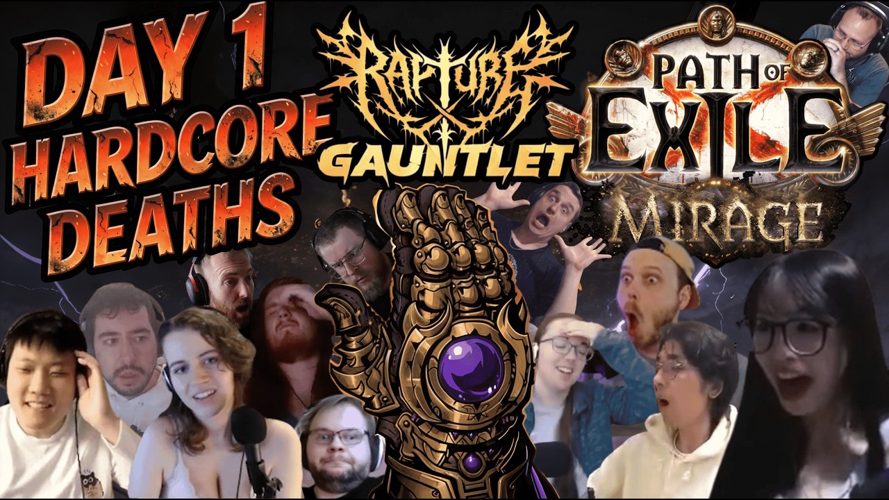 HARDEST Event in History of PoE | Rapture Gauntlet DAY 1 RIPs