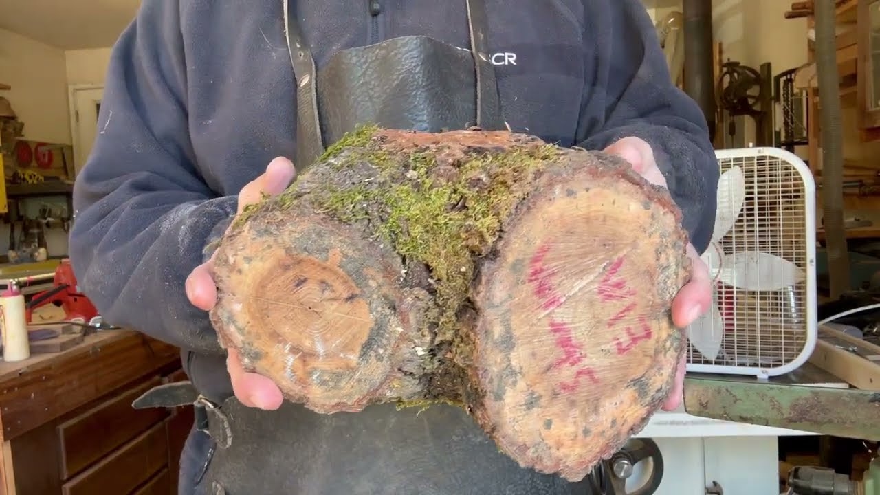 Wood turning Siberian Elm
