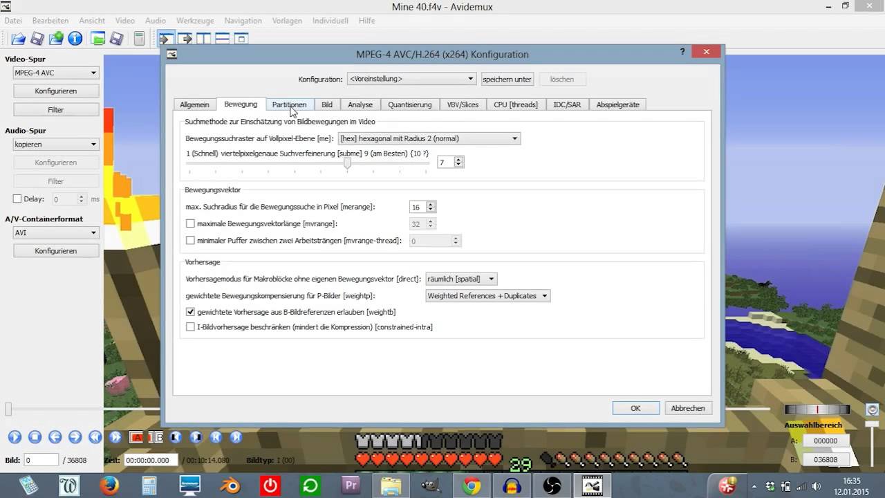 AVIDEMUX TUTORIAL - kostenlose Videobearbeitungssoftware