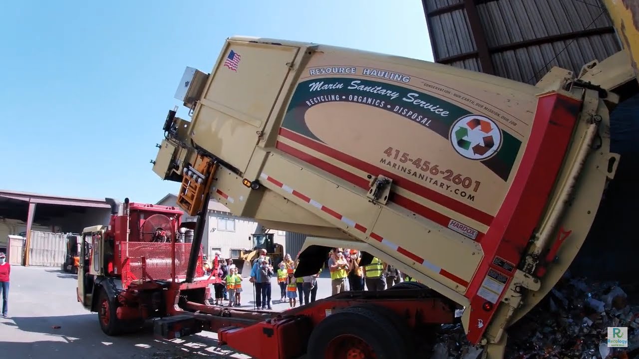 Marin Sanitary Service ~ CCC MSL Unloading Recycling + Much More