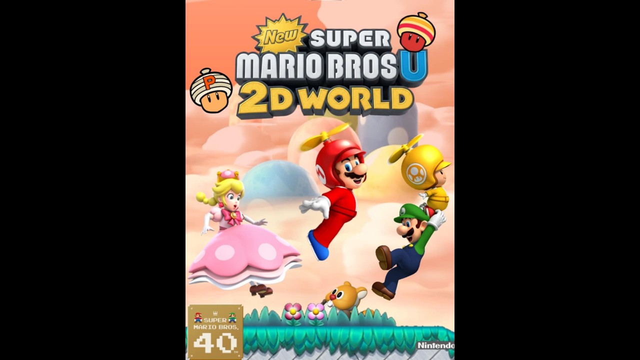 New Super Mario Bros U 2D World + Luigi Mystic Adventure Trailer 3