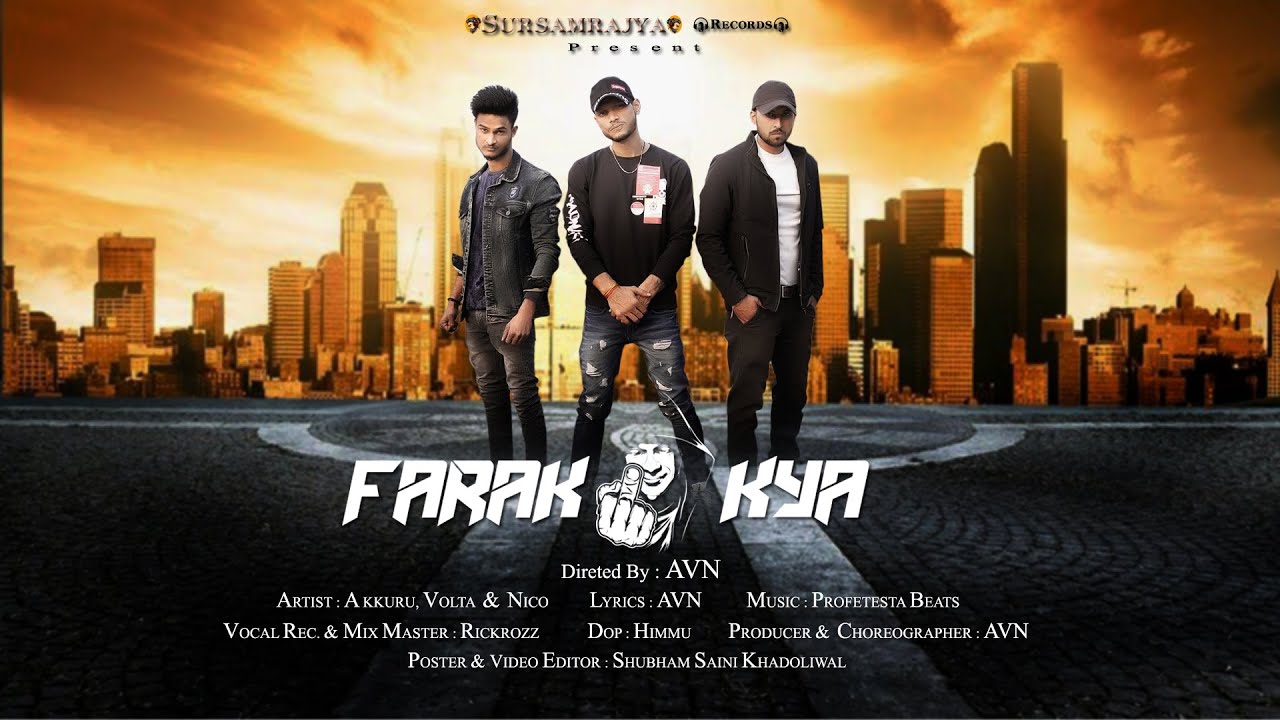 FARAK KYA - AKKURU ~VOLTA & NICO || PROD.BY Profetesa Beats || OFFICAL MUSIC VIDEO ||