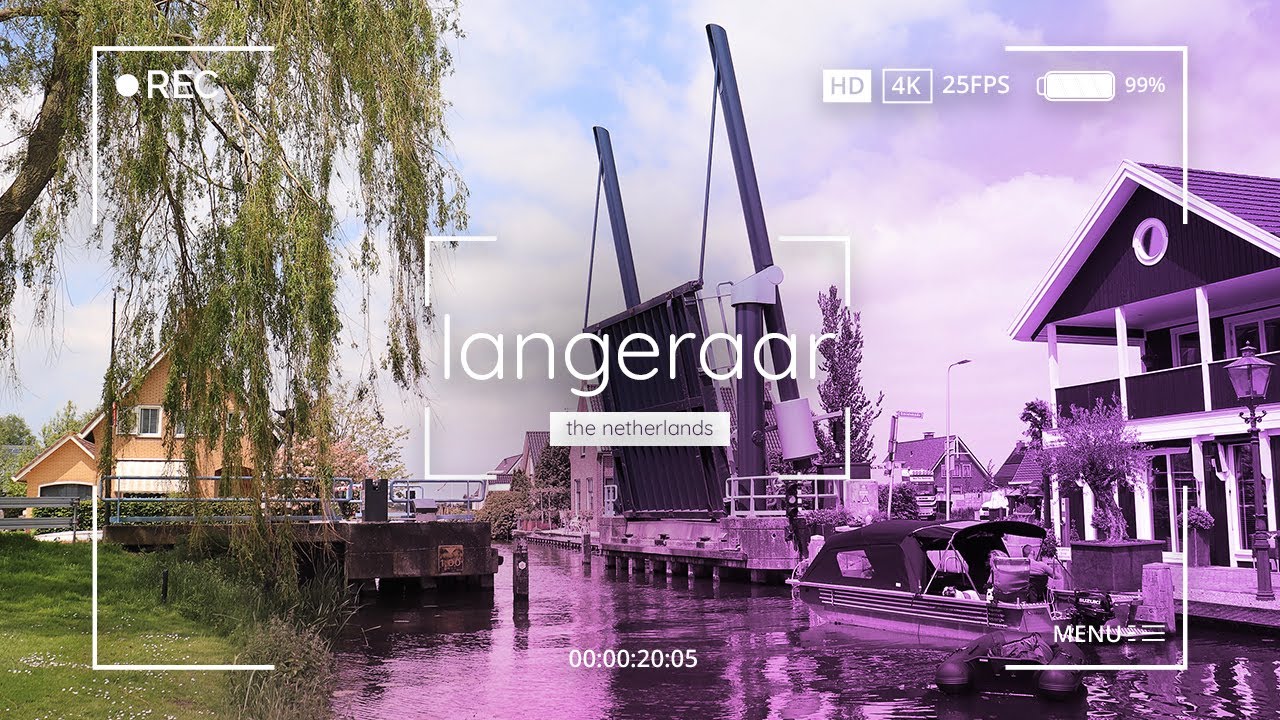Serene drone flight over Langeraar | Discovering the heart of The Netherlands