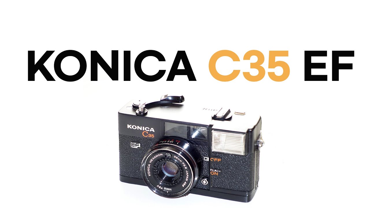 Konica c35 ef camera. light leaks and film burn