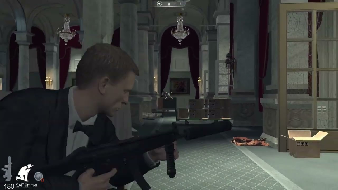 James Bond. Quantum Solace. Casino Royale Mission ending PC gameplay