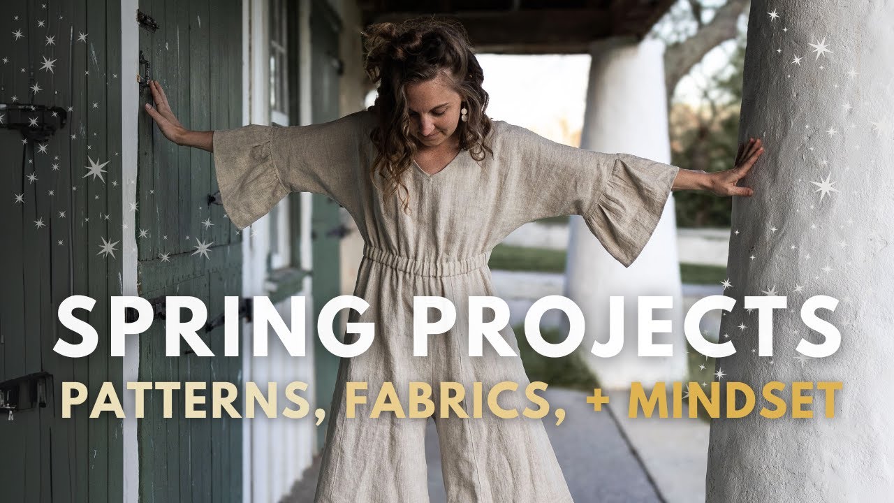 NEW sewing projects + patterns, trying new fabrics, and a Cozy Confidence mindset! 🖤