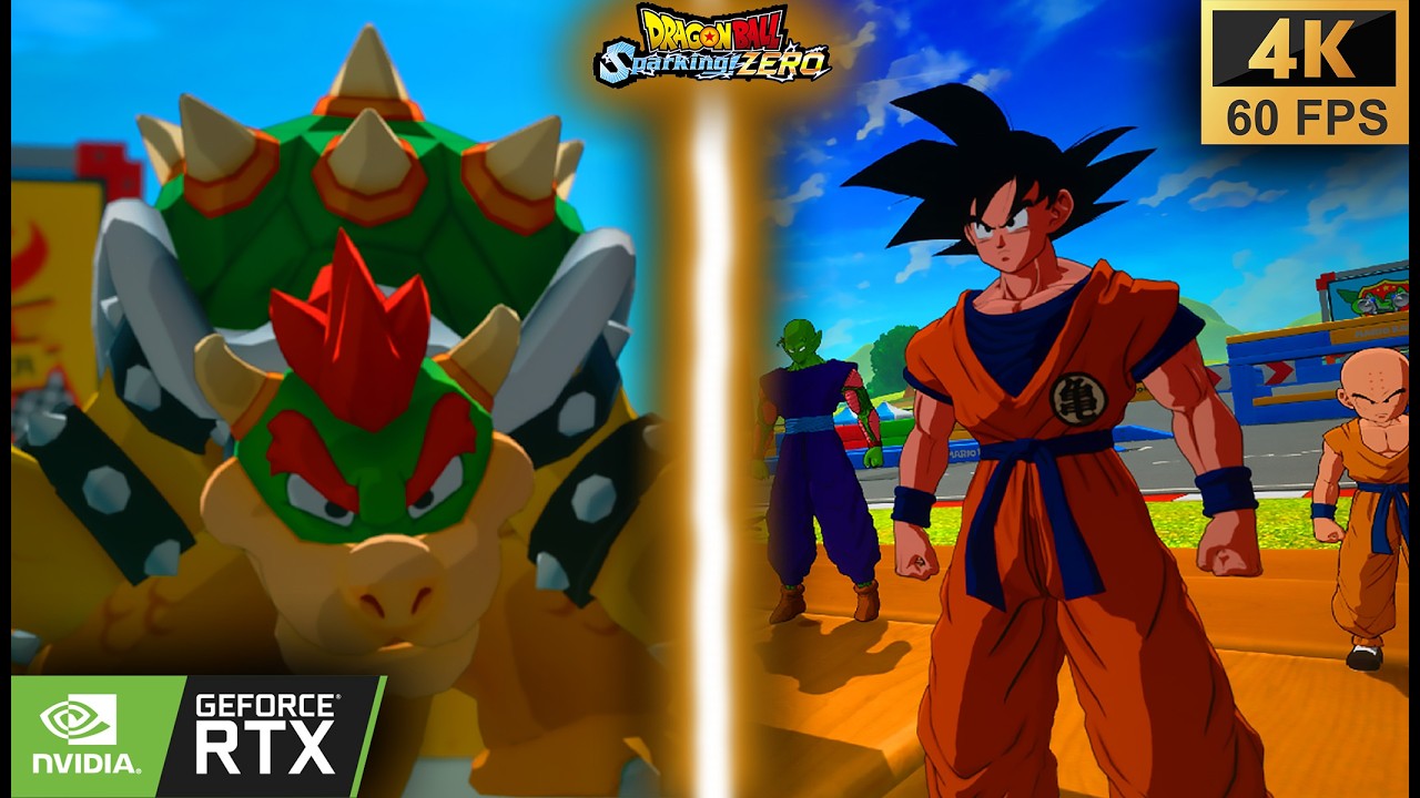 King Koopa Bowser VS Son Goku and ‘Z’ Fighterz | Dragonball Sparking Zero, Crazy Mod 🔥, 4K 60FPS