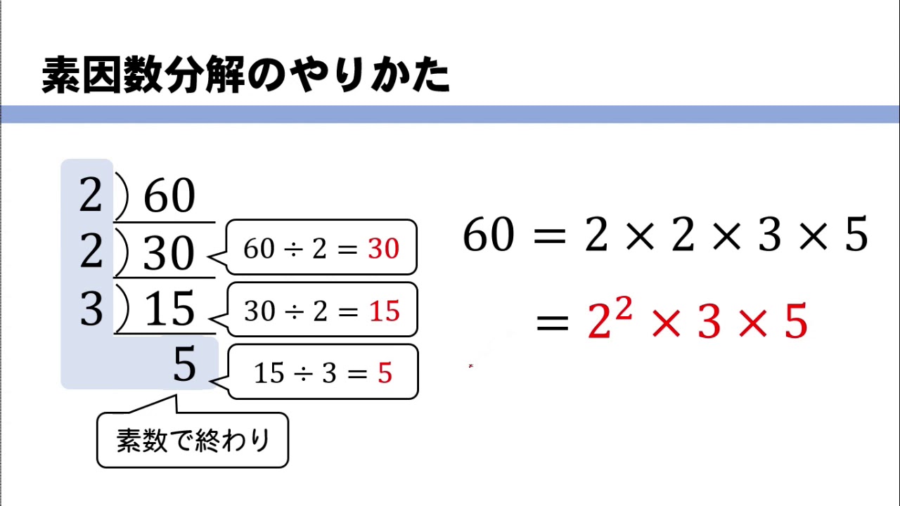 素因数分解とは？やり方をイチから解説！