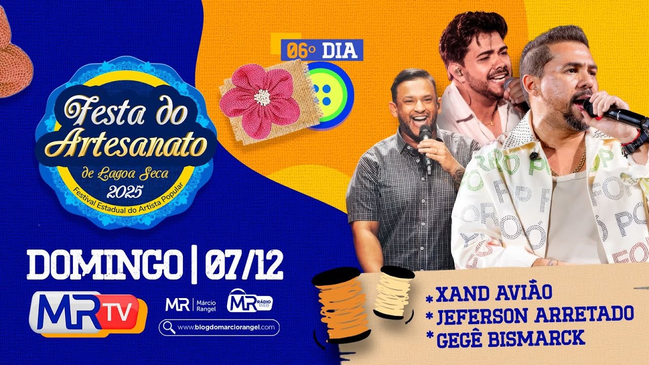 FESTA DO ARTESANATO 2025 LAGOA SECA - DIA 06 (07/12/2025)