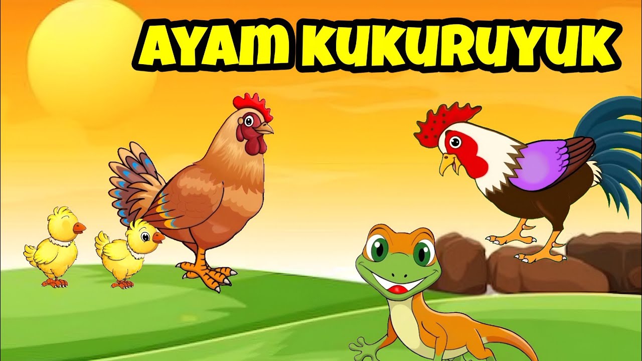 Ayam Jago Kukuruyuk - Lagu Anak Anak - Lagu Anak Populer🐤🐤
