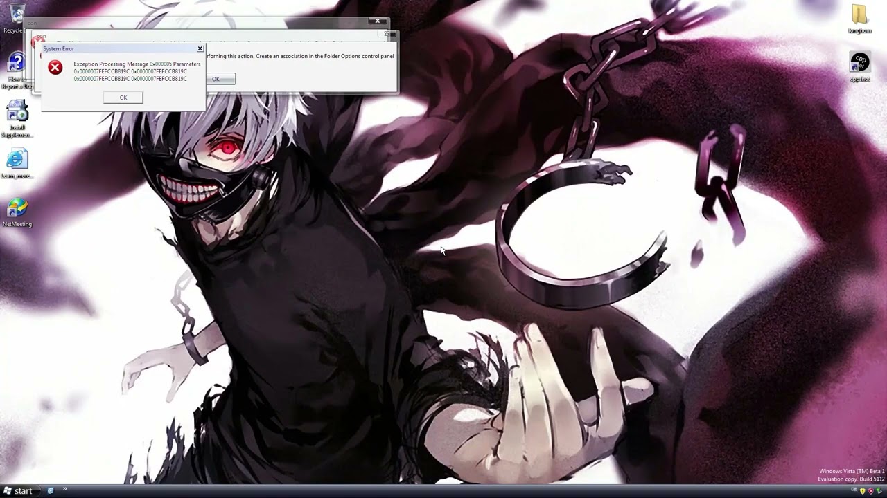 Windows Longhorn Build 5112 Crazy Error | 1080p60