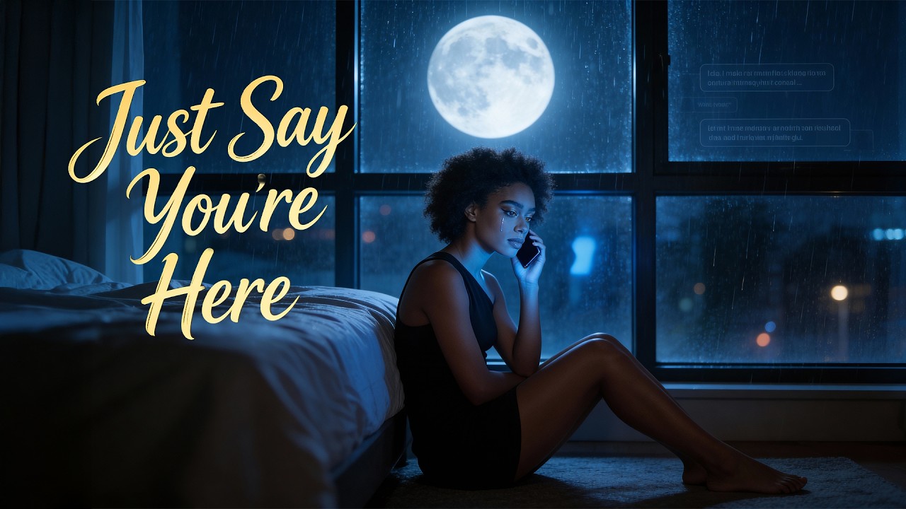 Just Say You’re Here - SheaSol | Soulful Acoustic Ballad | Emotional Storytelling Love Song