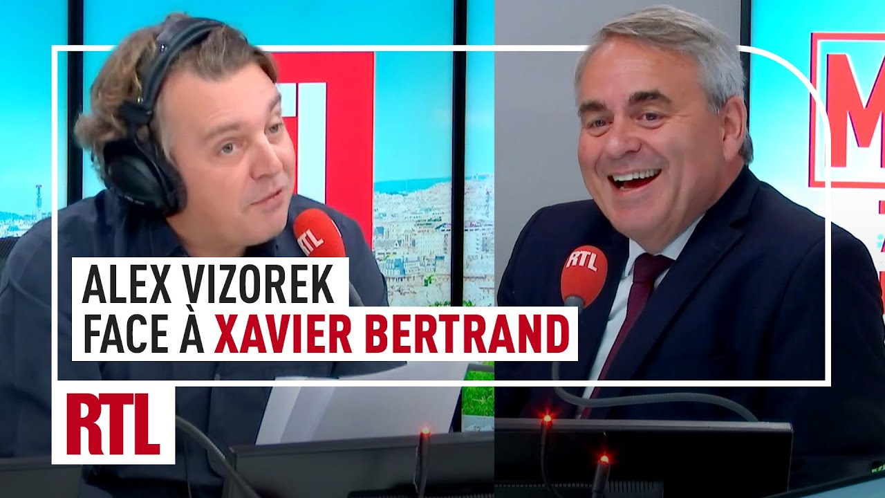 Alex Vizorek face à Xavier Bertrand