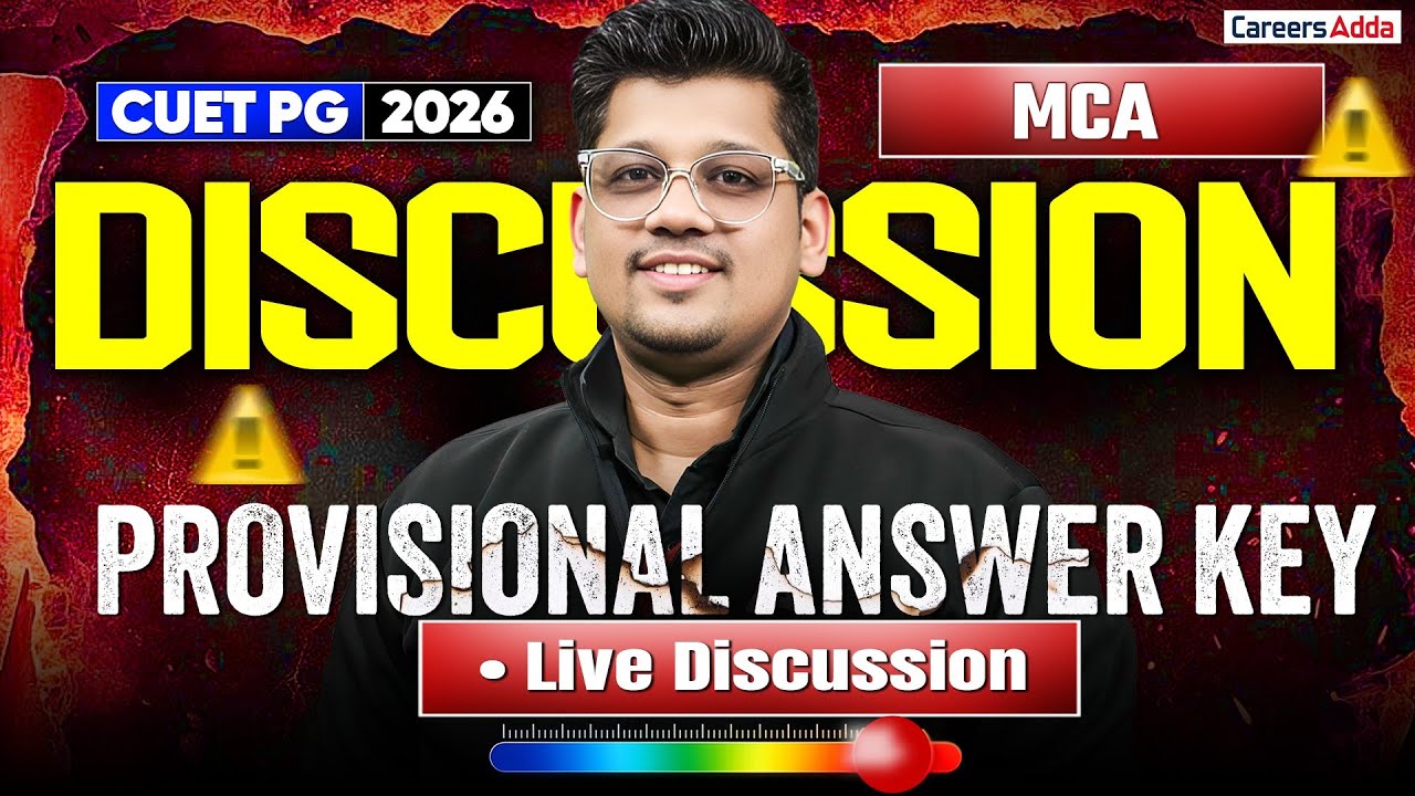 CUET PG MCA 2026 Provisional Answer Key Released | Live Discussion Check Correct Answers!
