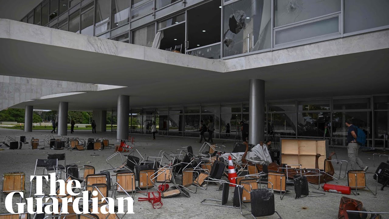 Brazil's presidential palace left in ruins after Bolsonaro's supporters storm the building