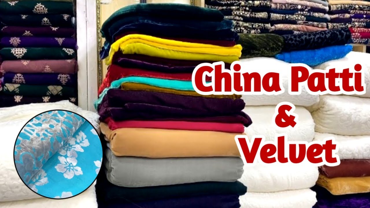 French Velvet | Pure China Patti | Pure Palachi | Saddar Bazar Peshawar | @Waqas_Vlogs786