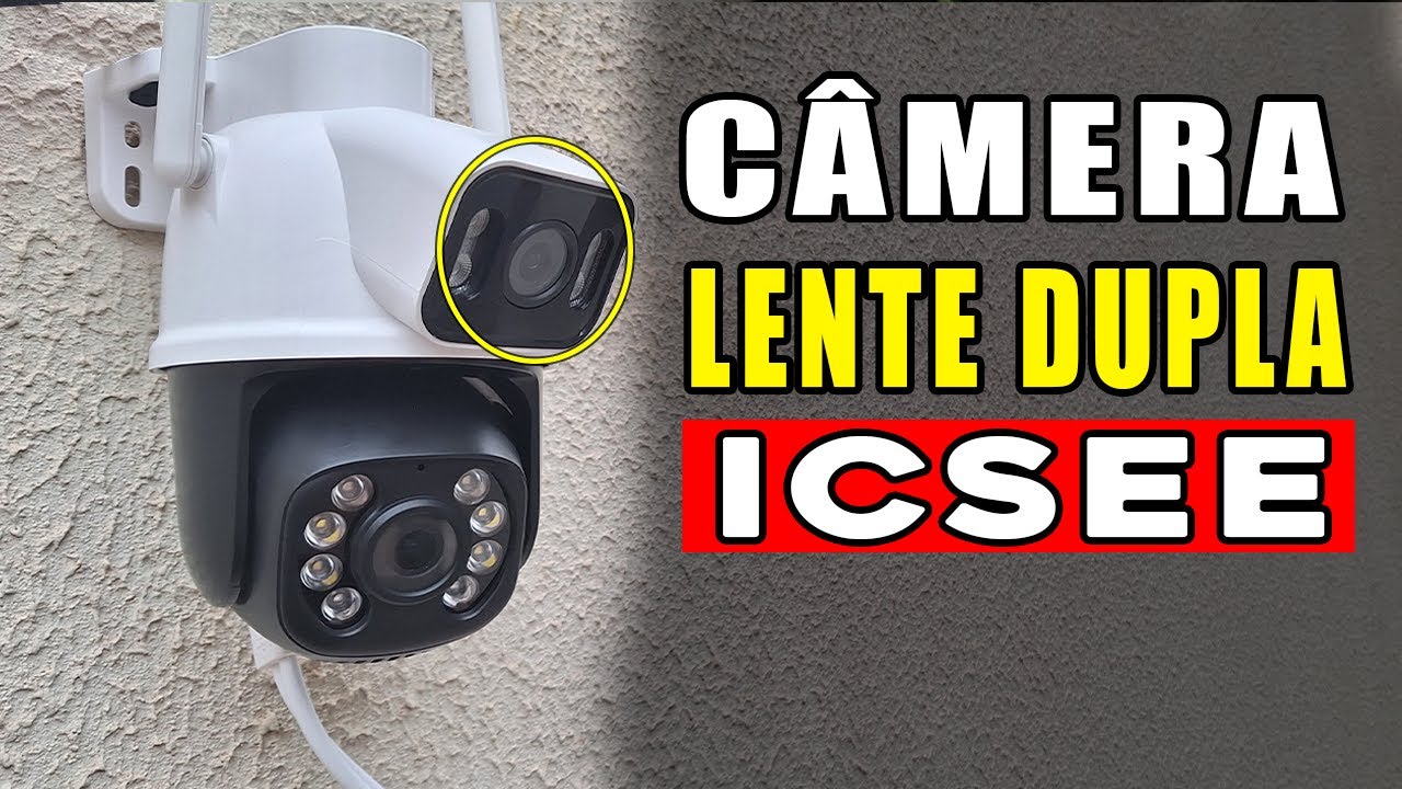 COMO INSTALAR CÂMERA IP ICSEE COIBEU LENTE DUPLA Smart Câmera, Câmera boa e barata