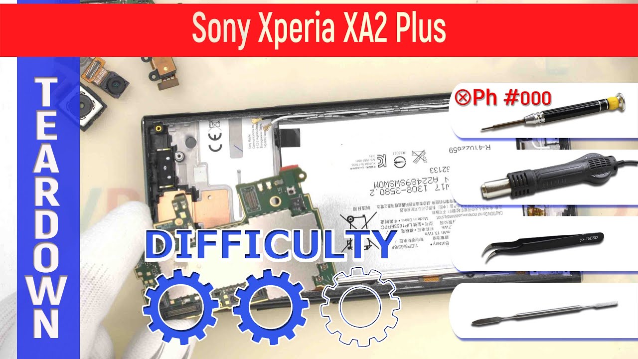 Sony Xperia XA2 Plus H4413 📱 Teardown Take apart Tutorial