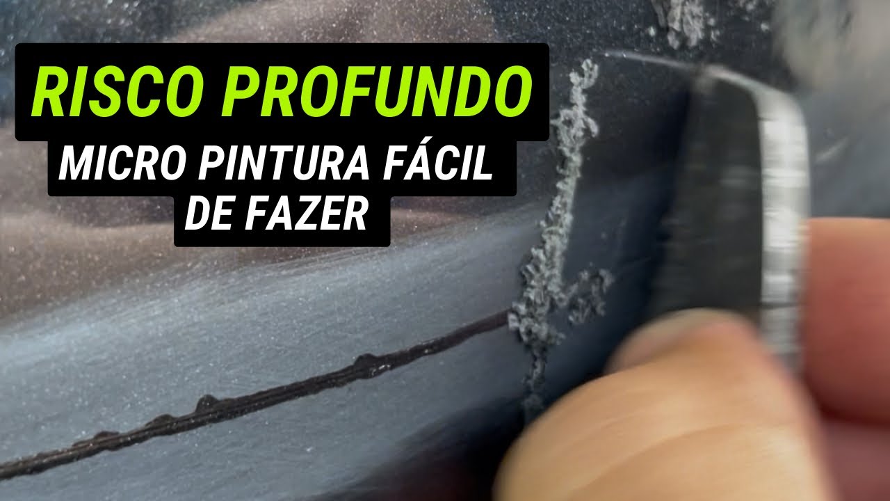 MICRO PINTURA EM RISCO GRANDE E PROFUNDO!
