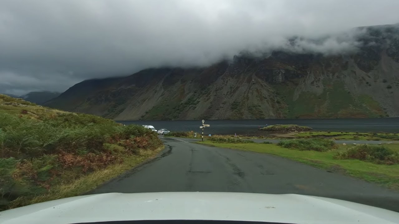 Drive through English Countryside, Wasdale to Whitehaven 4K