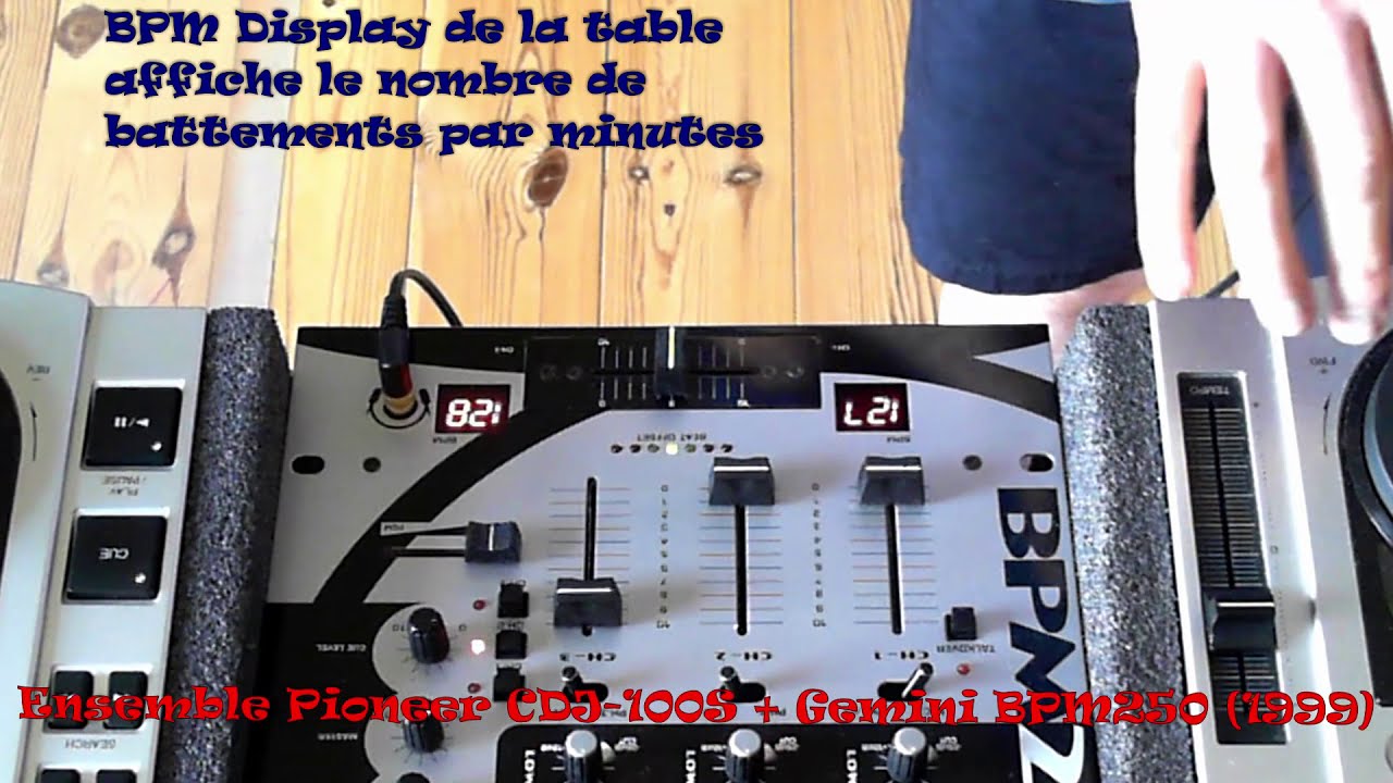 Ensemble Pionneer CDJ 100S + Gemini BPM250 1999