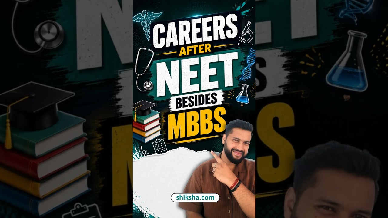 NEET Career Options, Career After NEET Exam, Career Options After NEET Other Than MBBS #neet #mbbs