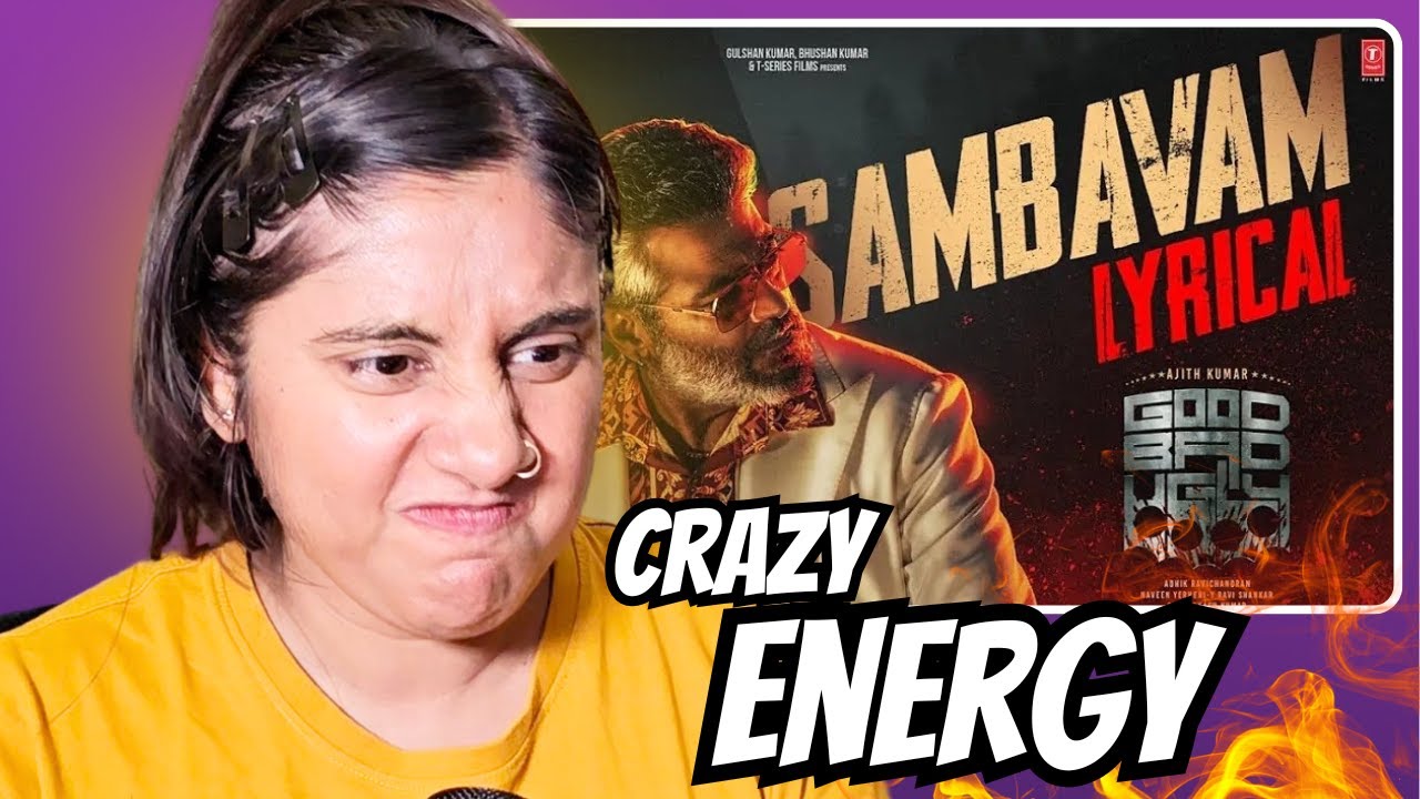 OG SAMBAVAM Reaction | Good Bad Ugly | Ajith | G V Prakash | Adhik Ravichandran | Ashmita Reacts