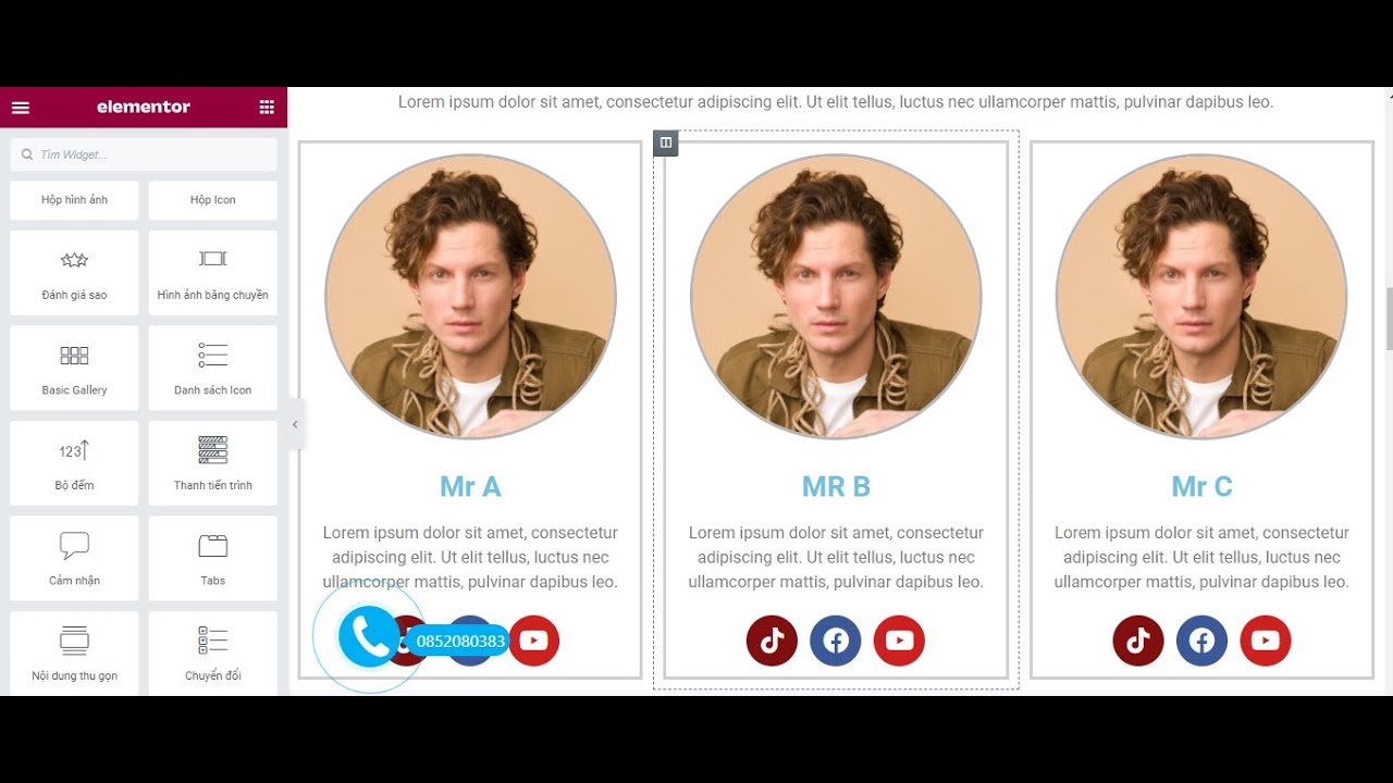 Cách sử dụng các Thành Phần (Widgets) của Elementor để thiết kế Website WordPress mới nhất
