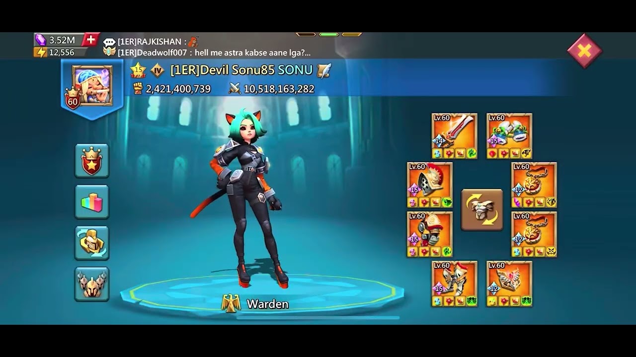 Again 5p new emp with Astra #lordsmobile