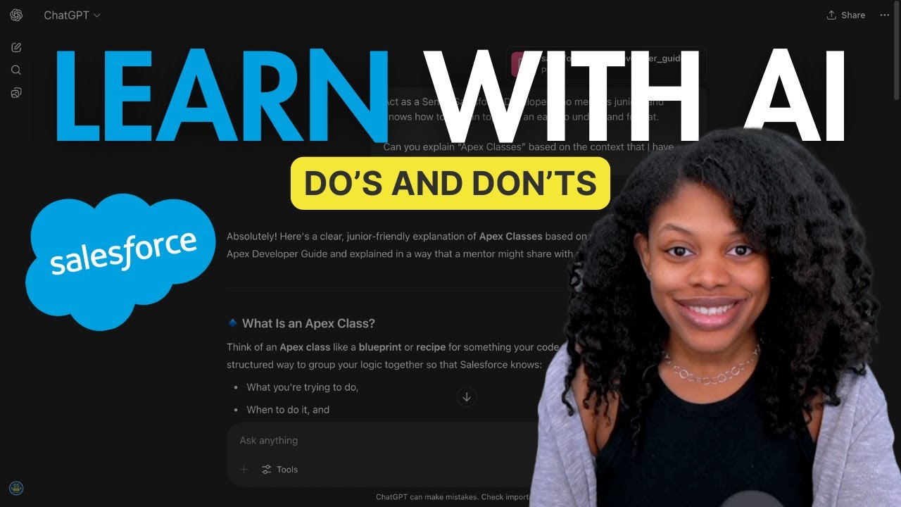 Learning Salesforce Development with AI: Do This, Not That