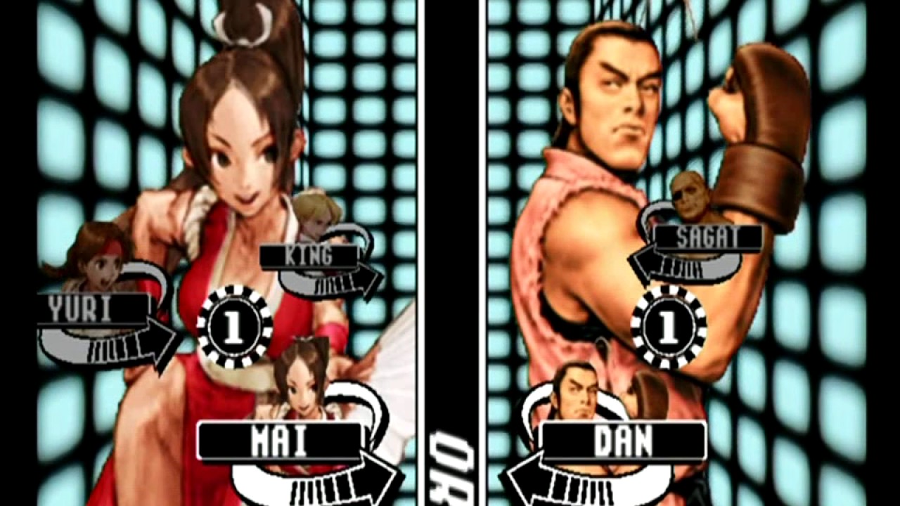 Capcom VS SNK Pro (Dreamcast) Arcade Mode as Mai/King/Yuri