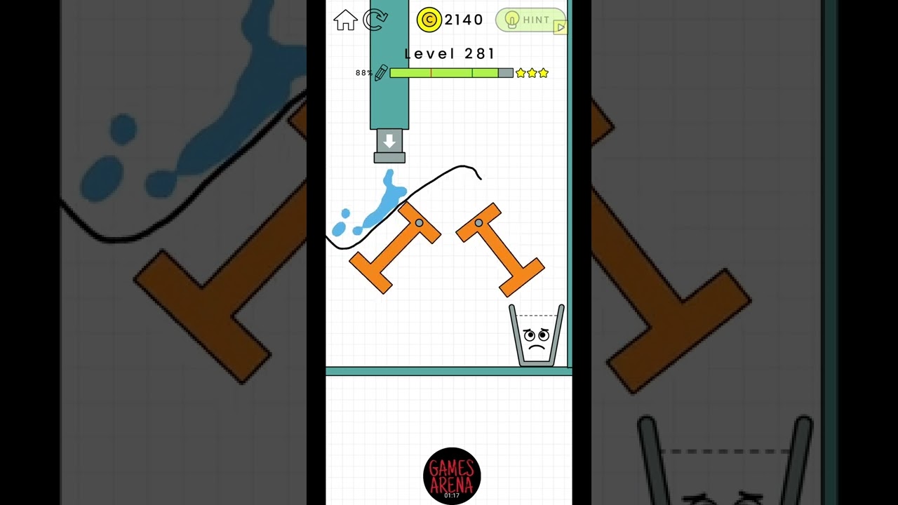 HAPPY GLASS - Level 281 ☆☆☆ [Solution by GamesArena]