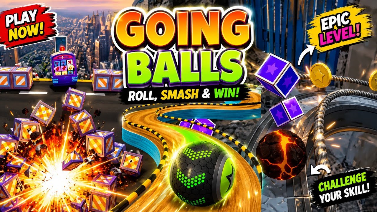 GOING BALLS OFFLINE THRILLING GAME || GAMEPLAY ANDROID, iOS