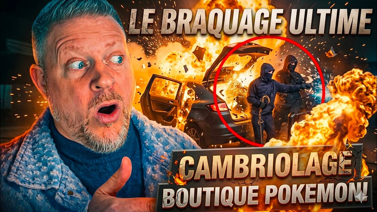 CAMBRIOLAGE d'une BOUTIQUE POKEMON en PLEINE NUIT ! (tout a été filmé !)