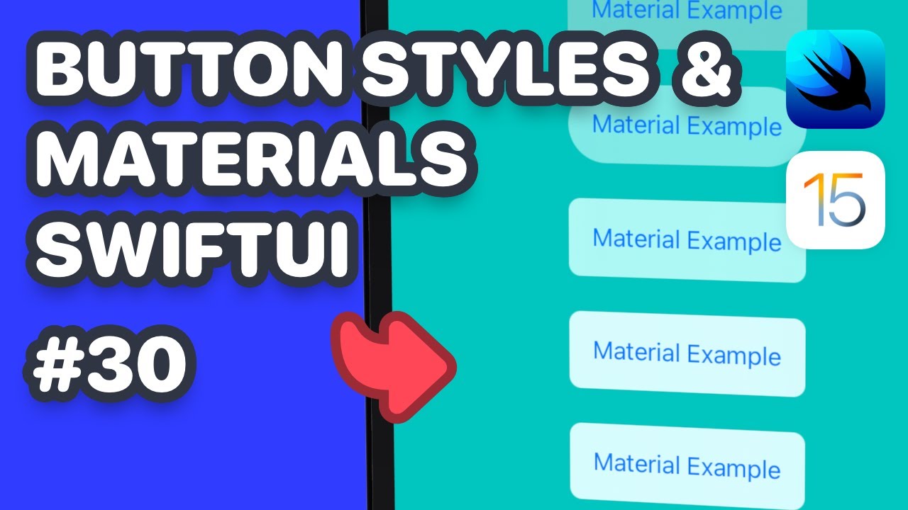 SwiftUI New Button Styles And Materials in SwiftUI (SwiftUI Button Styles, SwiftUI Materials)