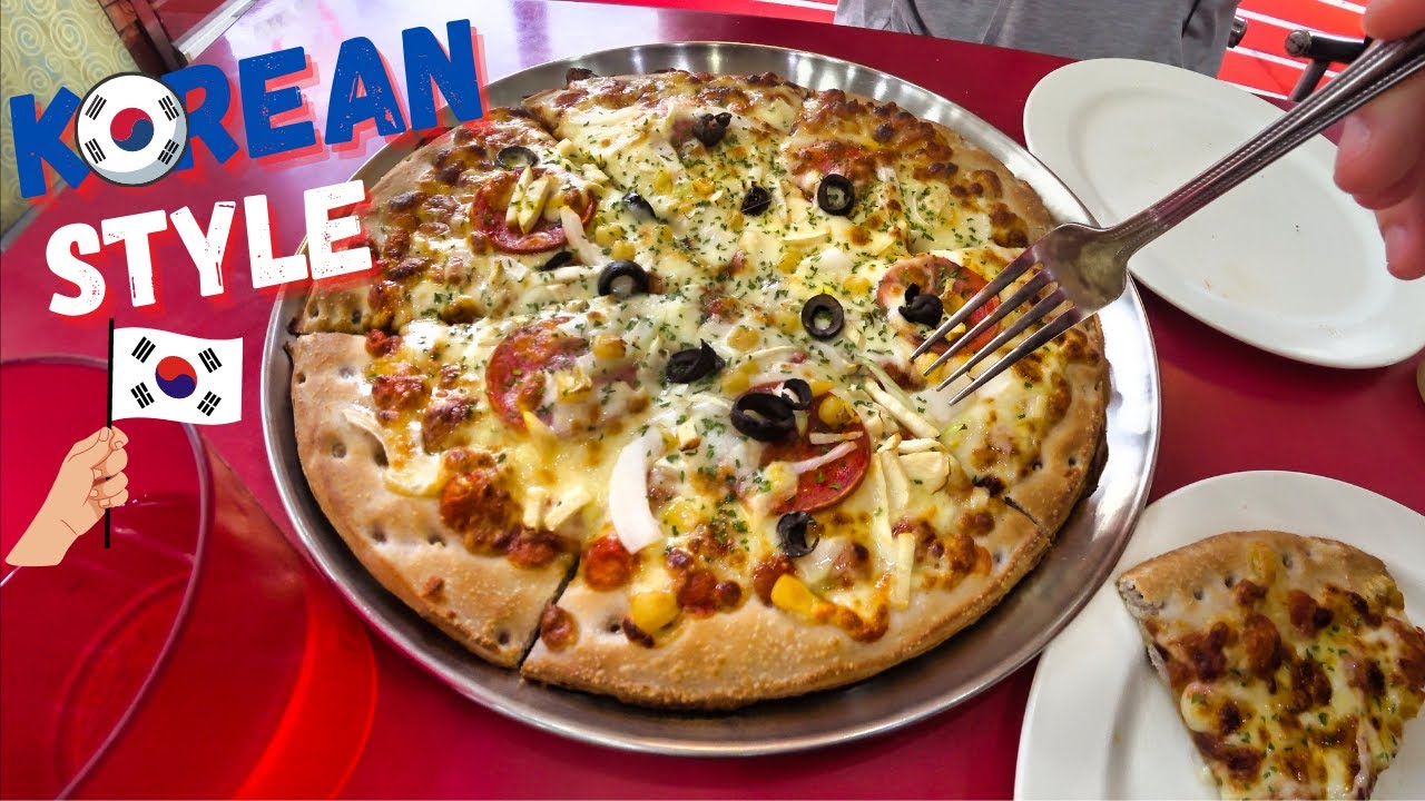 🍕 I ate Korean Pizza ! Korean Pizza Restaurant Tour 🇰🇷 4k | Seoul, Korea