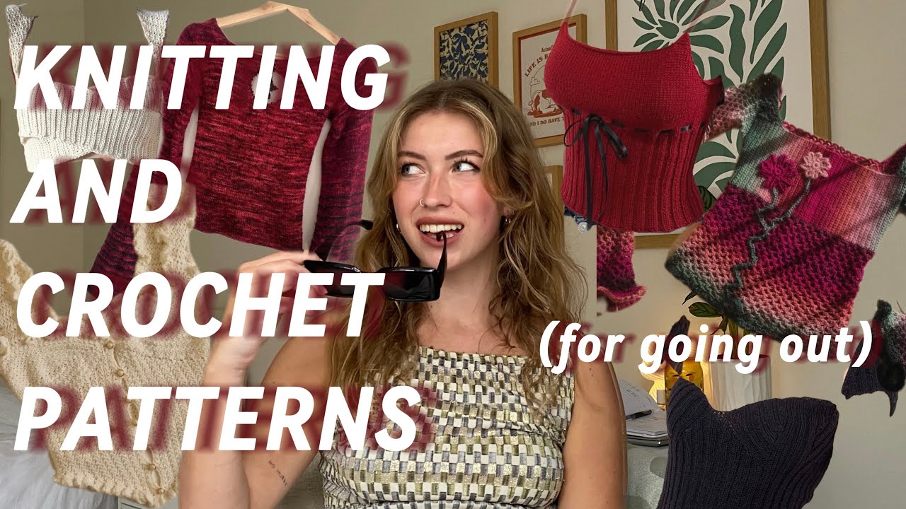15 “jeans and a nice top” knitting and crochet patterns | knitting patterns for going out 😎