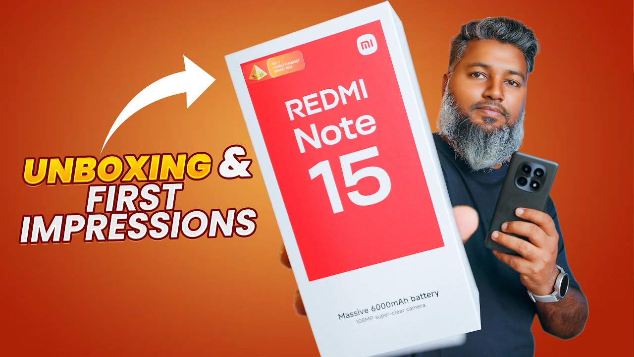 Redmi Note 15 Unboxing & first impression!