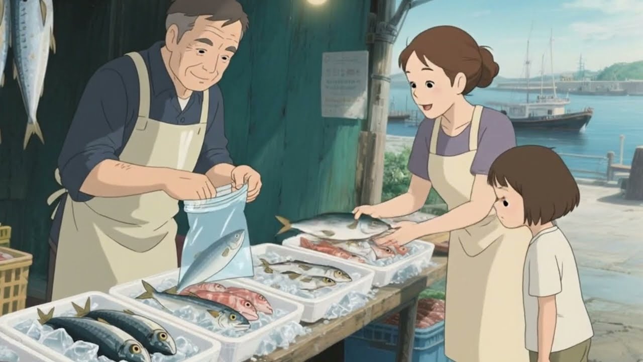 Peaceful Morning Routine in a in a Village | Relaxing Ghibli Animation &  ASMR