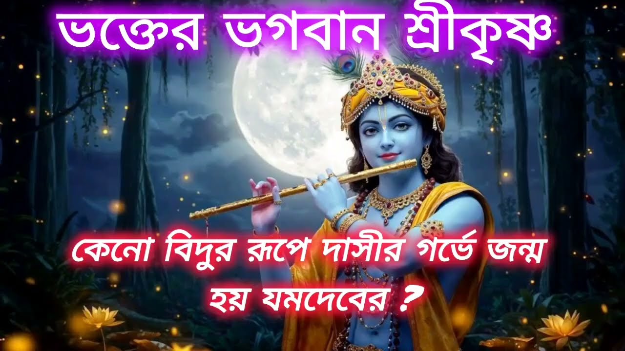 কেন বিদুর রূপে দাসীর গর্ভে জন্ম হয় যমদেবের ?||মহাভারতের কাহিনী🕉️🙏#mahabharat #vidura