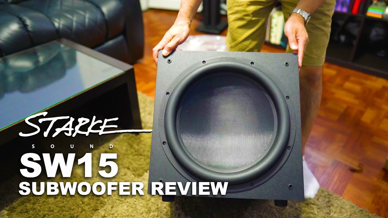 Affordable 𝙄𝙉𝙁𝙍𝘼𝙎𝙊𝙉𝙄𝘾 Bass! Starke Sound SW15 Home Theater Subwoofer Review