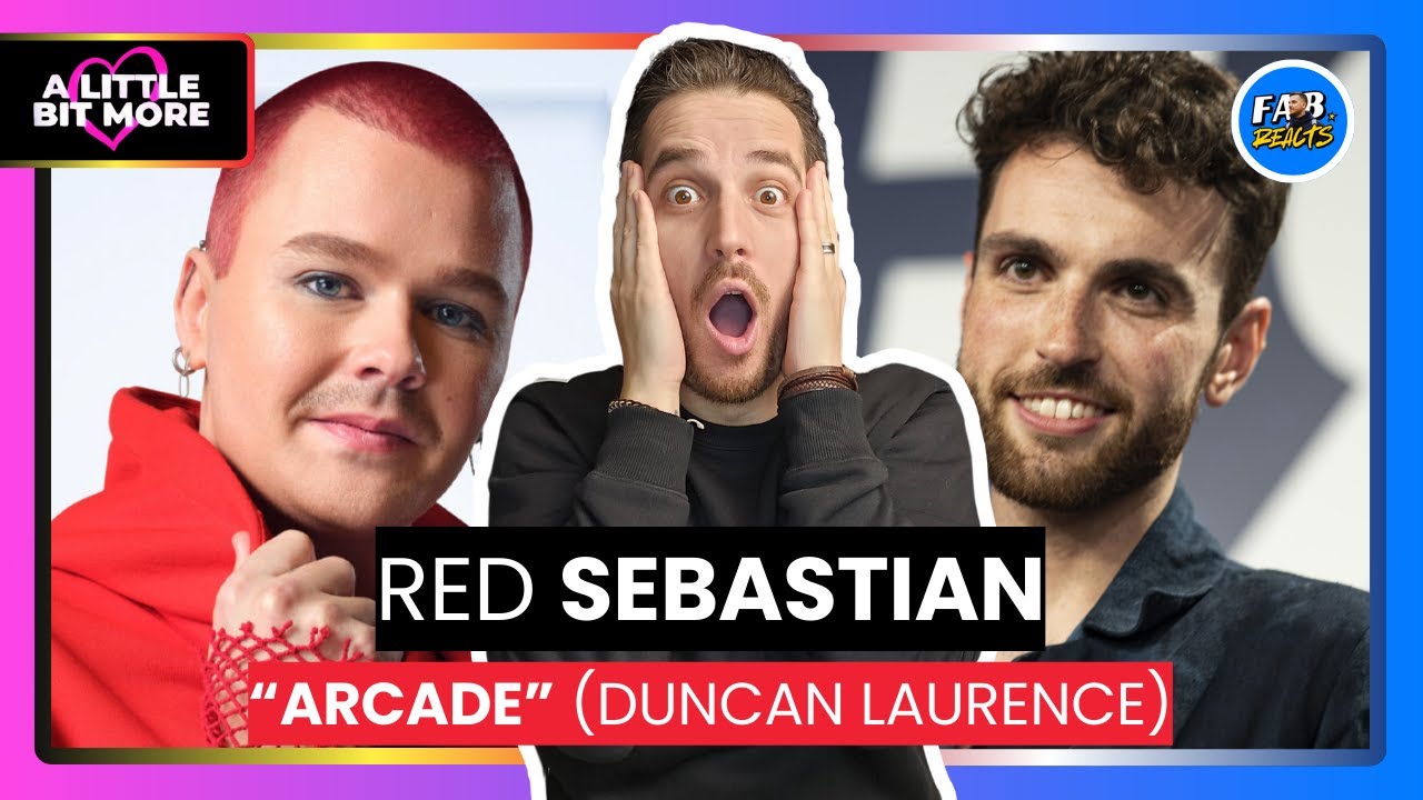 Red Sebastian - "Arcade" (Duncan Laurence Cover) | BELGIUM 🇧🇪 ESC 2025 | REACT 🎶😍 