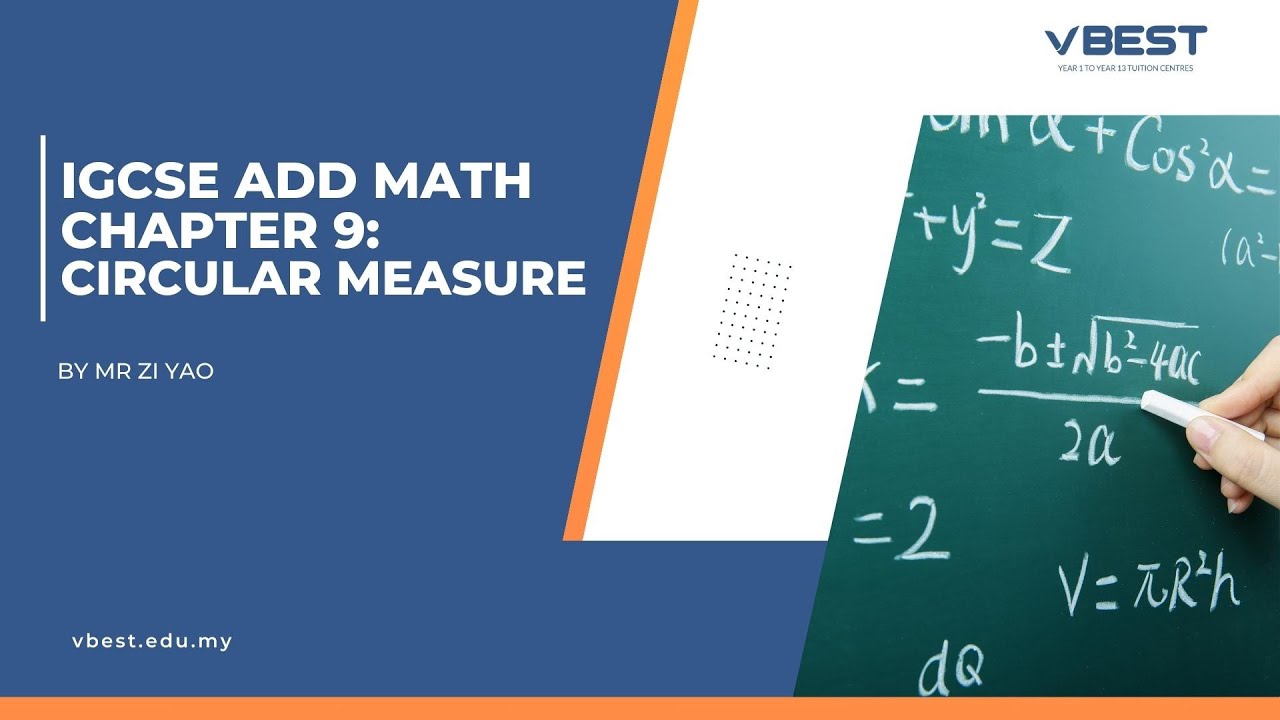 IGCSE Add Math Chapter 9: Circular Measure | Part 3