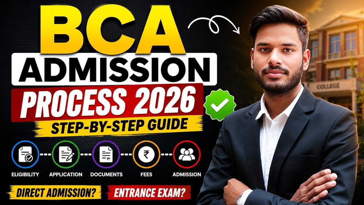 BCA Admission 2026 Complete Process ✅ | Form, Documents, Fees & Eligibility | By BCA Life with Guddu