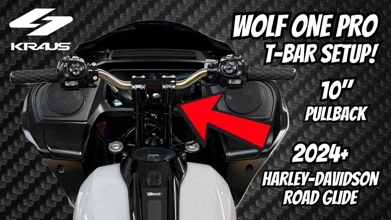 KRAUS T BARS INSTALLED ON MY 2024 HARLEY-DAVIDSON ROAD GLIDE! *WOLF ONE PRO KIT*