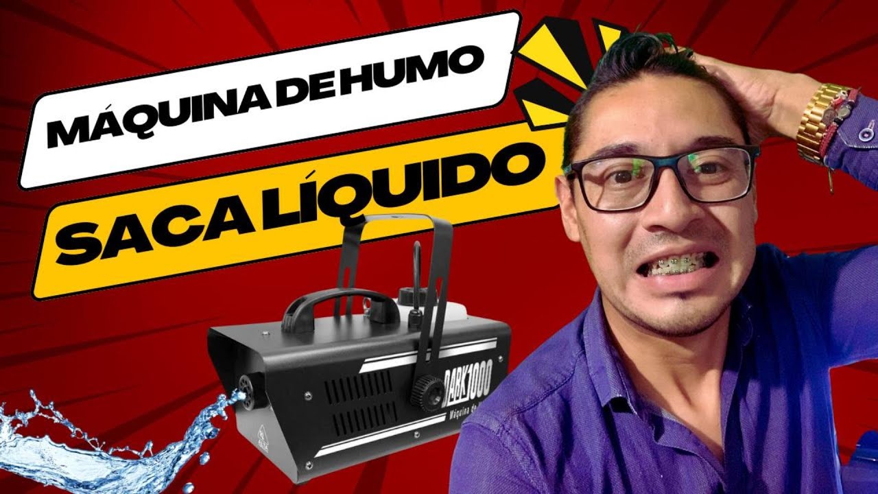 Máquina de humo saca líquido